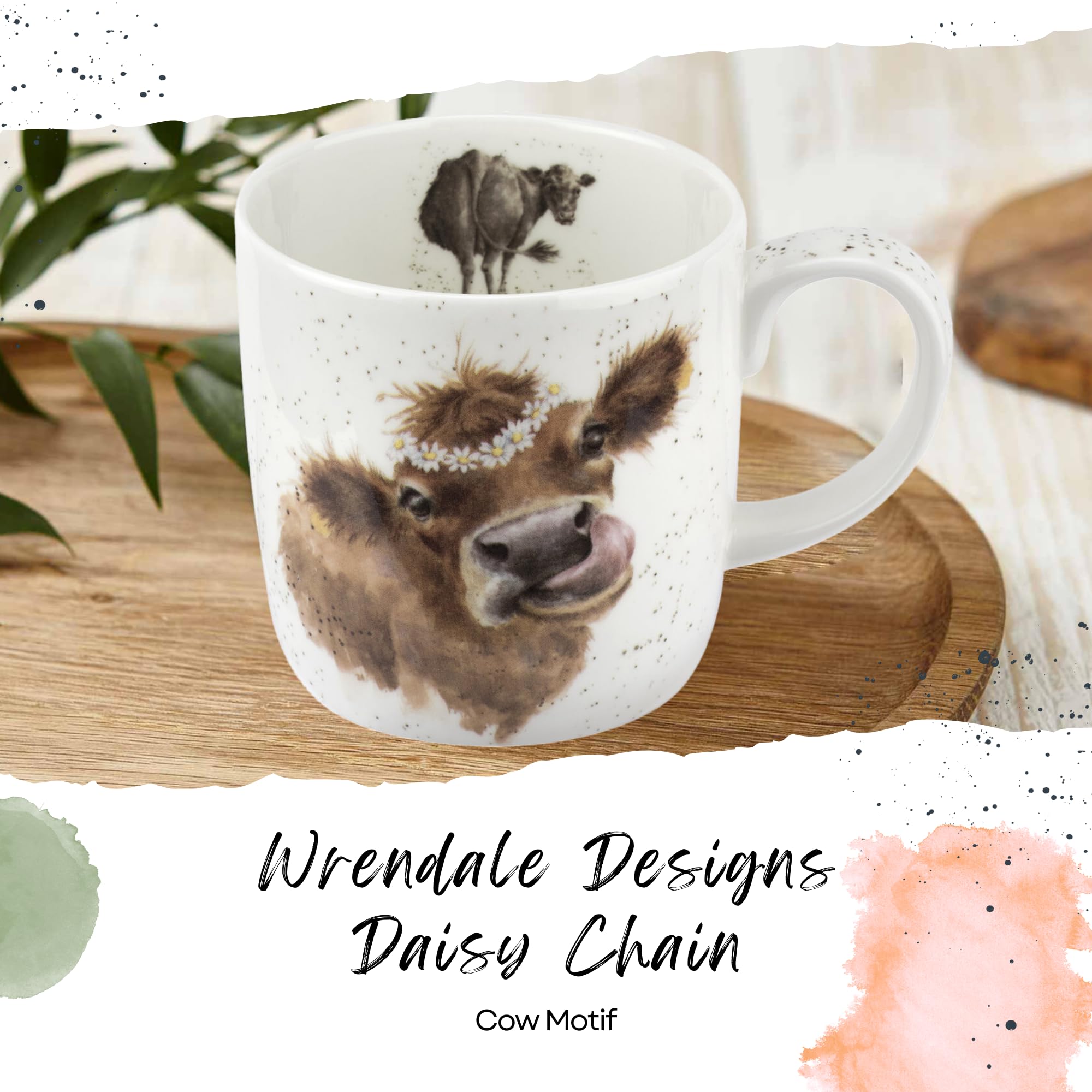 Amazon.com | Royal Worcester Wrendale Designs 14 oz Mug, Daisy